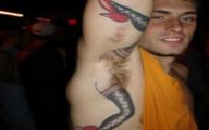 Funny Armpit Tattoos 4 Widescreen Wallpaper