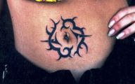 Funny Belly Button Tattoos 29 Background Wallpaper
