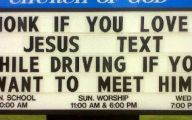 Funny Church Signs 7 Background