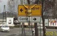 Funny Road Signs 21 Wide Wallpaper