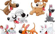 Funny Cartoon Dog Pictures 3 Background Wallpaper