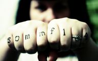 Best Funny Knuckle Tattoos 2 Wide Wallpaper