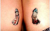Funny Couple Tattoos 5 Background Wallpaper
