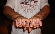 Funny Knuckle Tattoos 15 High Resolution Wallpaper