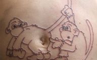 Funny Monkey Tattoo 3 Cool Hd Wallpaper