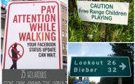 Funny Signs Around The World 2 Wide Wallpaper