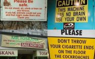 Funny Signs Around The World 22 Widescreen Wallpaper