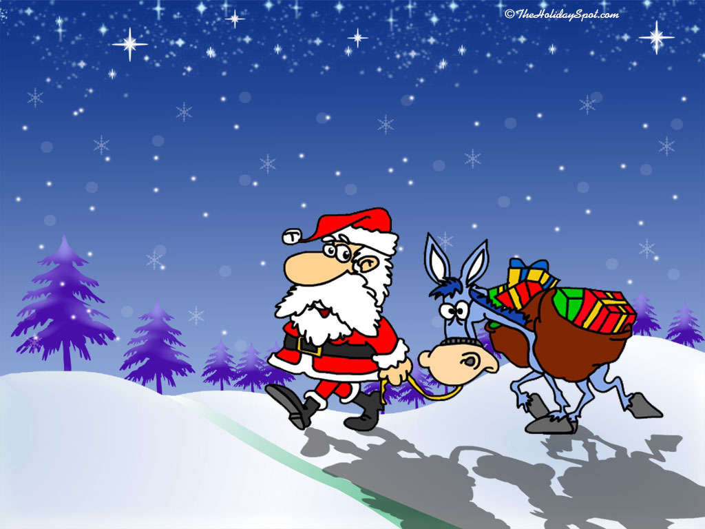 Funny Christmas Pictures 1 Background Wallpaper