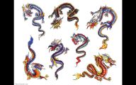 Funny Dragon Tattoos 1 Desktop Wallpaper
