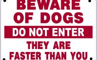 Funny Beware Of Dog Signs 24 Widescreen Wallpaper