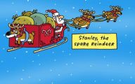 Funny Christmas Cartoon 23 Desktop Wallpaper