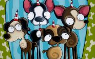 Funny Dog Art 17 Desktop Wallpaper