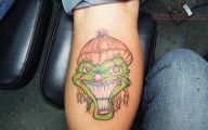 Funny Face Tattoos 2 Wide Wallpaper
