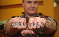 Funny Knuckle Tattoo Phrases 14 Background