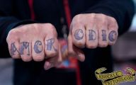 Funny Knuckle Tattoo Phrases 24 Widescreen Wallpaper