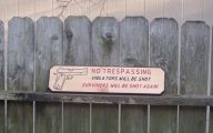 Funny No Trespassing Signs 13 Hd Wallpaper
