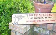 Funny No Trespassing Signs 4 Cool Wallpaper