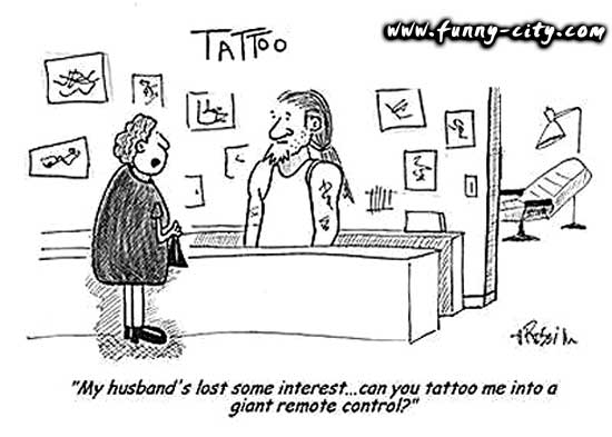 Funny Tattoo Cartoons 10 Wide Wallpaper