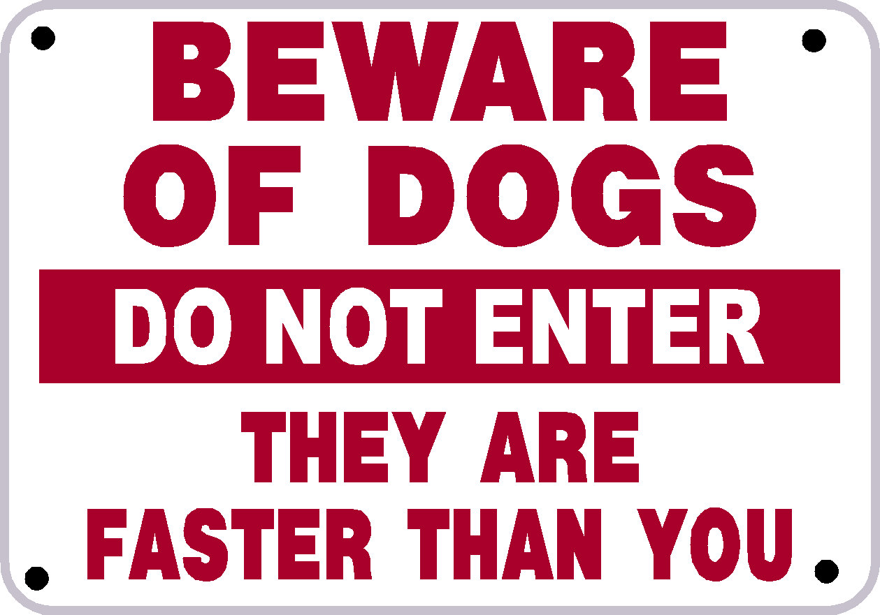 Funny Beware Of Dog Signs 24 Widescreen Wallpaper