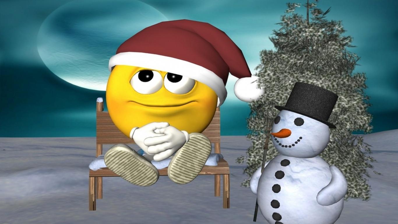 Funny Christmas Cartoon 2 Widescreen Wallpaper - Funnypicture.org